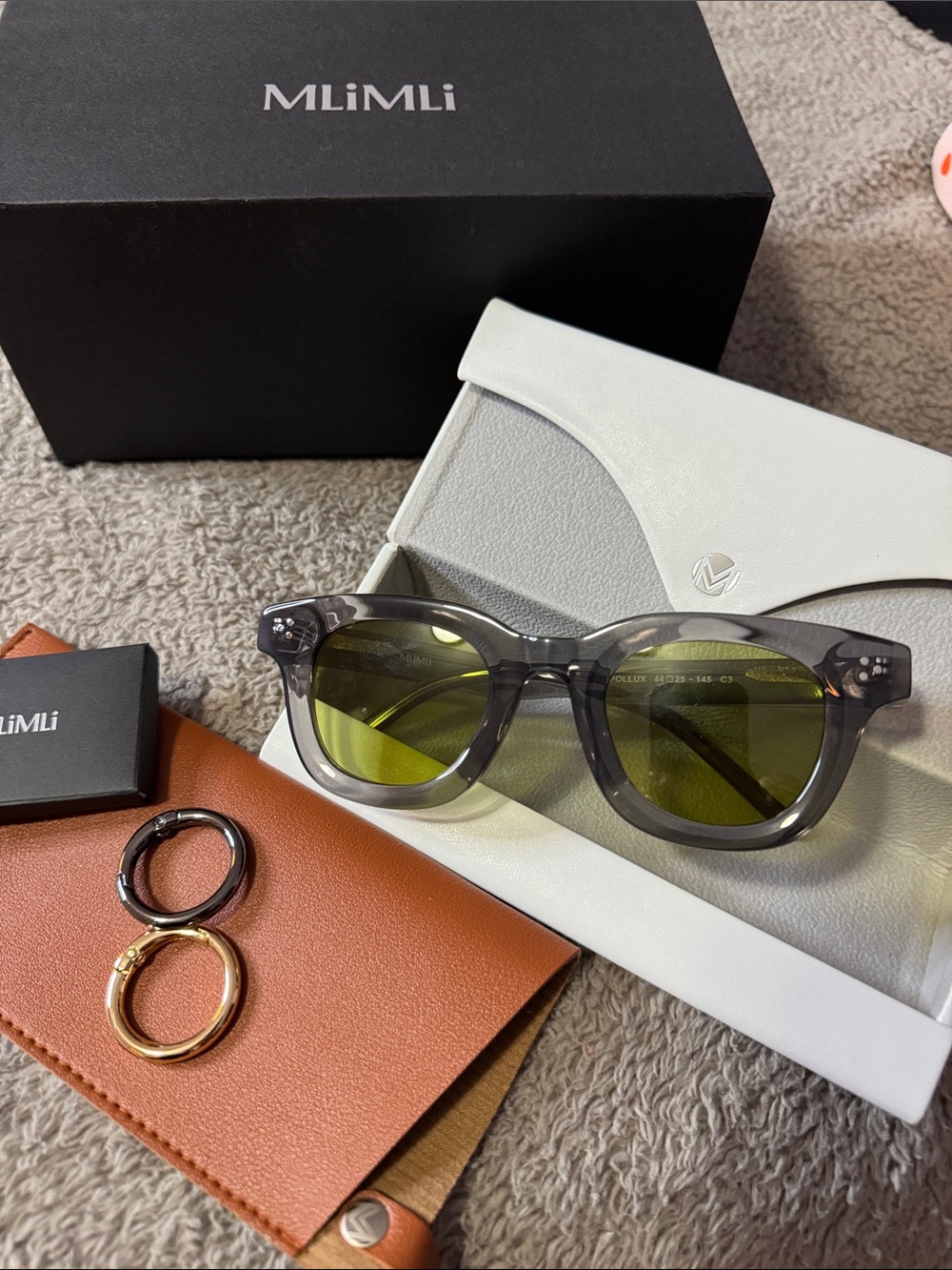 NWT MLiMLi APOLLUX Sunglasses 2 Cases